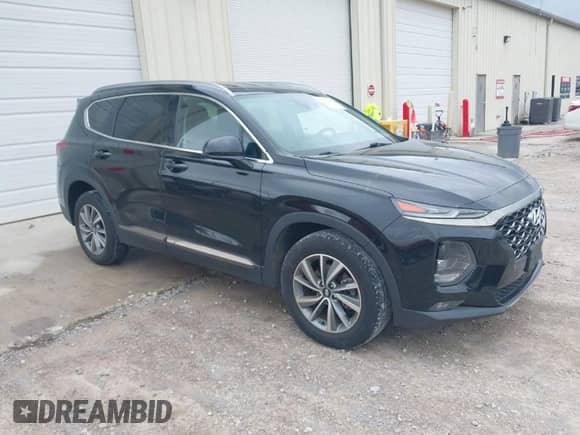 2019 Hyundai Santa Fe SEL with VIN 5NMS3CAD9KH053446, listed as a IAAI auction lot 41831957 with 50,540 mi miles and . Bid and sale history available at DreamBid. Image 1.