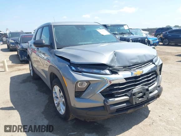 2025 Chevrolet TrailBlazer LS с VIN KL79MMSL7SB171651, выставлен на аукционе IAAI как лот 42604942 с пробегом 296 миль миль и . История ставок и продаж доступна на DreamBid. Изображение 1.