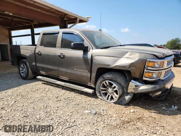 2014 Chevrolet Silverado 1500 LT with VIN 3GCPCREC3EG261347, listed as a Copart auction lot 81324465 with 84,570 mi miles and Salvage title. Bid and sale history available at DreamBid. Image 4.
