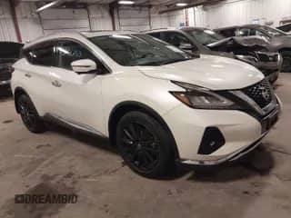 2021 Nissan Murano Platinum with VIN 5N1AZ2DSXMC138808, listed as a IAAI auction lot 42056753 with 87,976 mi miles and . Bid and sale history available at DreamBid. Image 1.