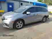 2020 Honda Odyssey EX with VIN 5FNRL6H52LB064533, listed as a Copart auction lot 70090255 with 56,419 mi miles and Salvage title. Bid and sale history available at DreamBid. Image 1.