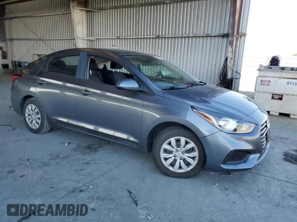 2019 Hyundai Accent SE with VIN 3KPC24A35KE087752, listed as a Copart auction lot 81286625 with 86,959 mi miles and Salvage title. Bid and sale history available at DreamBid. Image 4.