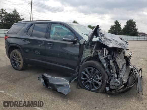 2021 Chevrolet Traverse RS с VIN 1GNERJKW2MJ199787, выставлен на аукционе Copart как лот 71880525 с пробегом Не указан миль и Списание • Salvage title. История ставок и продаж доступна на DreamBid. Изображение 4.