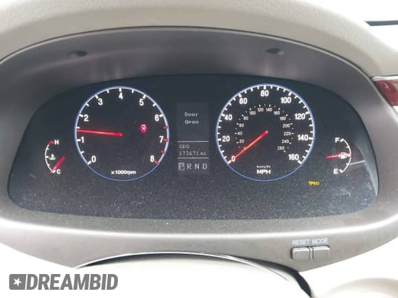 2007 Hyundai Azera SE z VIN KMHFC46F77A229425, wystawiony jako IAAI lot #41564209 z przebiegiem 173 671 mil mil oraz . Historia ofert i sprzedaży dostępna na DreamBid. Obrazek 7.