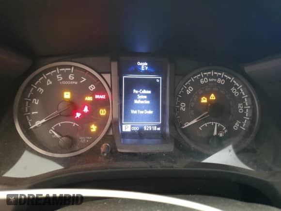 2019 Toyota Tacoma SR5 с VIN 3TMDZ5BN7KM070608, выставлен на аукционе Copart как лот 80529235 с пробегом 92 918 миль миль и Списание • Salvage title. История ставок и продаж доступна на DreamBid. Изображение 9.