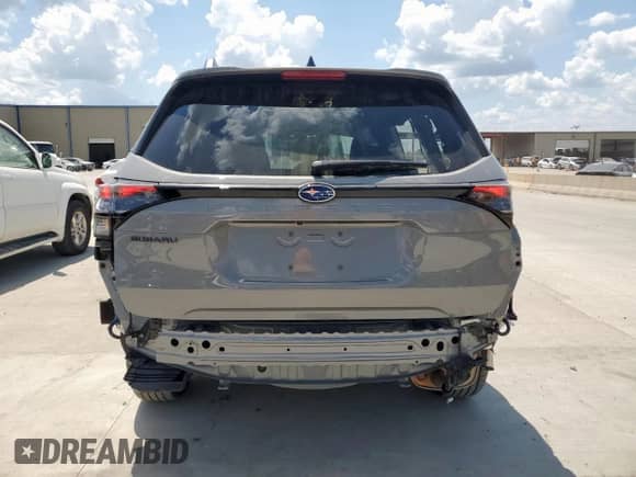 2025 Subaru Forester Premium z VIN JF2SLDBC5SH407820, wystawiony jako Copart lot #69039875 z przebiegiem 4 768 mil mil oraz Szkoda całkowita • Salvage title. Historia ofert i sprzedaży dostępna na DreamBid. Obrazek 6.