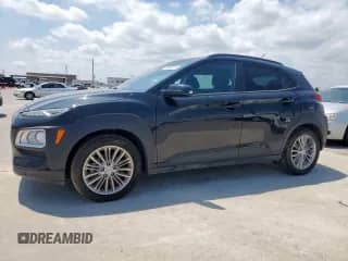 2021 Hyundai Kona SEL with VIN KM8K22AA4MU737489, listed as a Copart auction lot 58966225 with 37,006 mi miles and Salvage title. Bid and sale history available at DreamBid. Image 1.