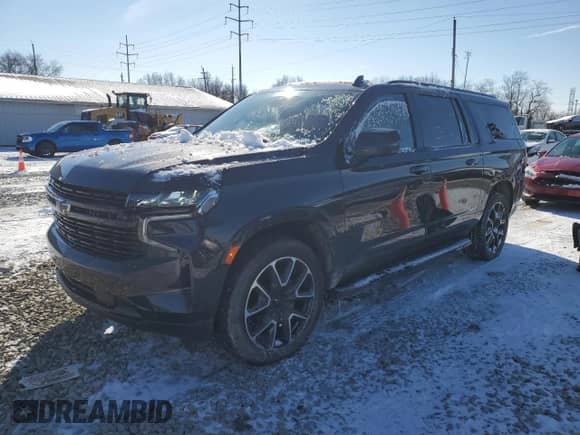 2024 Chevrolet Suburban RST с VIN 1GNSKEKD5RR404251, выставлен на аукционе Copart как лот 45005775 с пробегом 3 329 миль миль и Списание • Salvage title. История ставок и продаж доступна на DreamBid. Изображение 1.