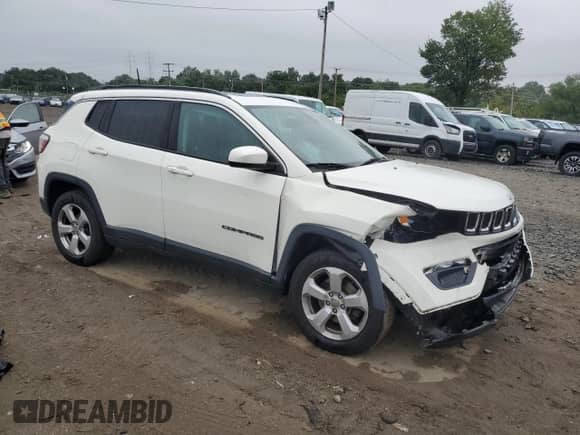 2018 Jeep Compass Latitude with VIN 3C4NJDBB5JT112726, listed as a Copart auction lot 69066675 with 78,934 mi miles and Salvage title. Bid and sale history available at DreamBid. Image 4.