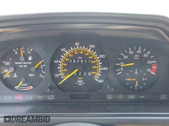 1988 Mercedes-Benz 300 E z VIN WDBEA30DXJA650536, wystawiony jako IAAI lot #42671132 z przebiegiem 263 671 mil mil oraz . Historia ofert i sprzedaży dostępna na DreamBid. Obrazek 7.