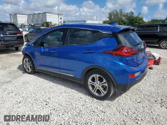 2020 Chevrolet Bolt EV LT with VIN 1G1FY6S04L4127326, listed as a Copart auction lot 90422135 with 62,420 mi miles and Salvage title. Bid and sale history available at DreamBid. Image 2.