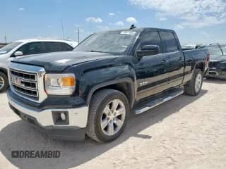 2015 GMC Sierra 1500 SLE with VIN 1GTR1UEC7FZ153204, listed as a Copart auction lot 64477665 with 144,705 mi miles and Salvage title. Bid and sale history available at DreamBid. Image 1.