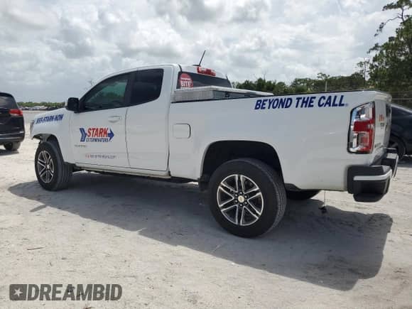 2020 Chevrolet Colorado 2WD Work Truck with VIN 1GCHSBEA1L1246581, listed as a Copart auction lot 60118785 with 78,322 mi miles and Salvage title. Bid and sale history available at DreamBid. Image 2.