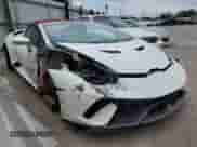 2016 Lamborghini Huracan LP 610-4 with VIN ZHWUR1ZF0GLA05142, listed as a Copart auction lot 57144535 with 38,180 mi miles and Salvage title. Bid and sale history available at DreamBid. Image 4.
