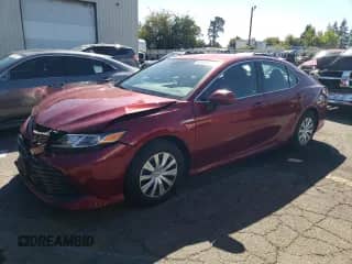 2020 Toyota Camry Hybrid LE with VIN 4T1C31AK9LU523987, listed as a Copart auction lot 81610645 with 62,699 mi miles and Salvage title. Bid and sale history available at DreamBid. Image 1.