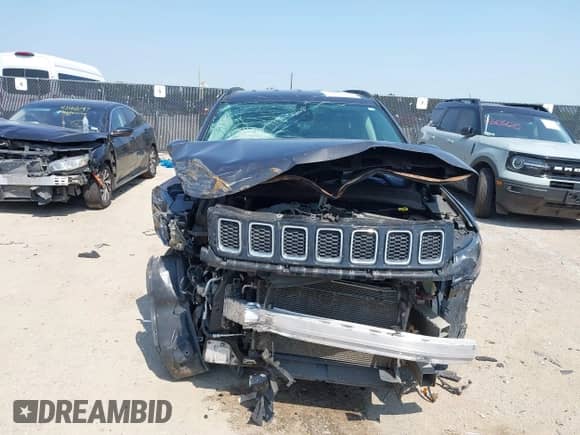 2020 Jeep Compass Limited with VIN 3C4NJCCB5LT114424, listed as a IAAI auction lot 43164924 with 99,096 mi miles and . Bid and sale history available at DreamBid. Image 6.