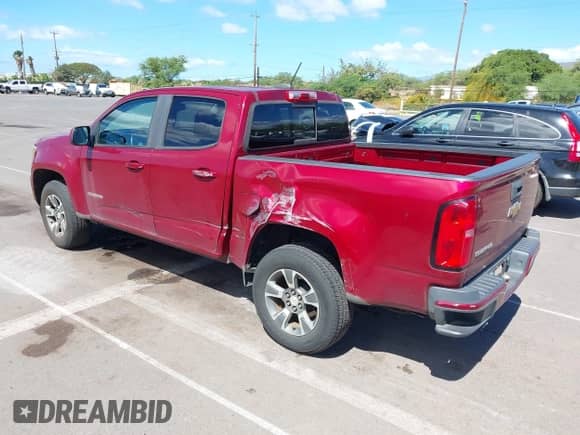 2017 Chevrolet Colorado 2WD Z71 with VIN 1GCGSDEA7H1244218, listed as a IAAI auction lot 43518750 with 76,149 mi miles and . Bid and sale history available at DreamBid. Image 3.