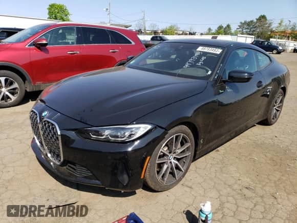 2023 BMW 4 Series 430i xDrive with VIN WBA73AP09PCL27648, listed as a Copart auction lot 49793493 with 6,717 mi miles and . Bid and sale history available at DreamBid. Image 1.