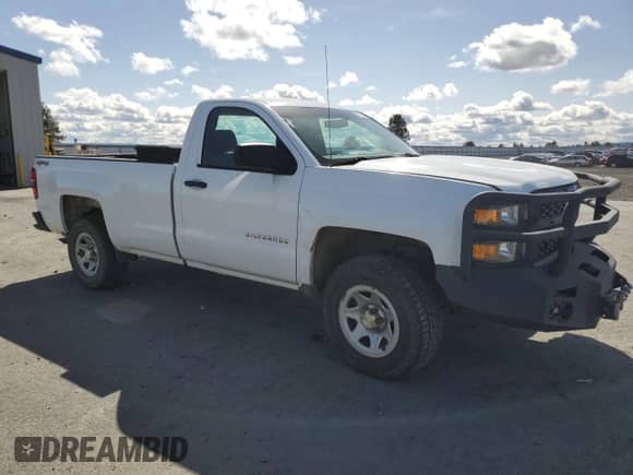 2014 Chevrolet Silverado 1500 Work Truck with VIN 1GCNKPEH9EZ351354, listed as a Copart auction lot 52038855 with 144,788 mi miles and Clean title. Bid and sale history available at DreamBid. Image 4.