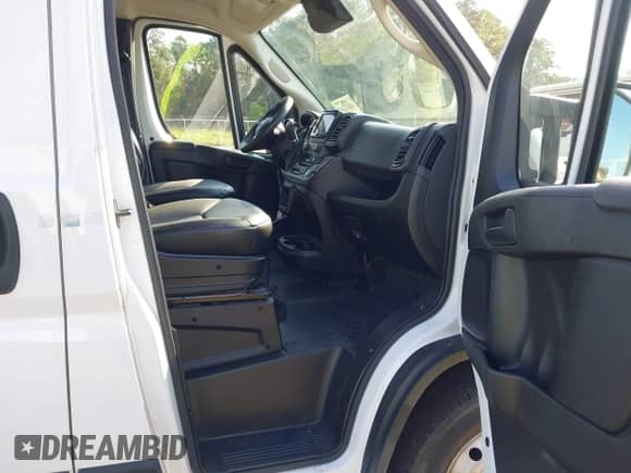 2023 Ram ProMaster Cargo with VIN 3C6LRVDG0PE563744, listed as a IAAI auction lot 43031265 with 65,170 mi miles and . Bid and sale history available at DreamBid. Image 5.