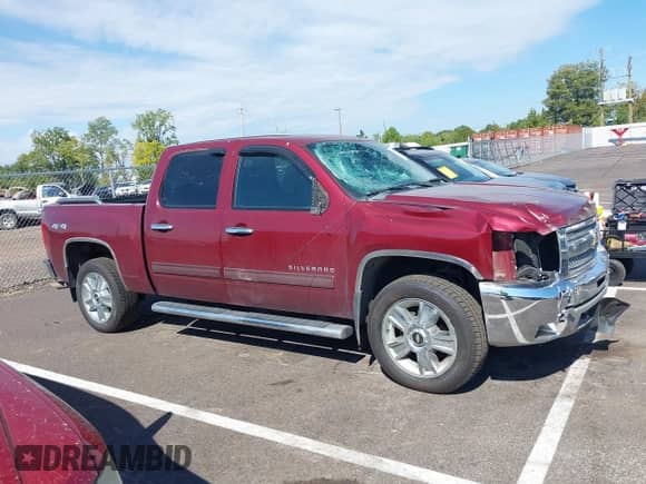 2013 Chevrolet Silverado 1500 LT with VIN 3GCPKSE77DG344677, listed as a IAAI auction lot 43108833 with 166,074 mi miles and . Bid and sale history available at DreamBid. Image 13.