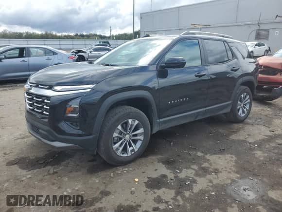 2025 Chevrolet Equinox AWD LT z VIN 3GNAXPEG6SL319088, wystawiony jako Copart lot #85858925 z przebiegiem 12 385 mil mil oraz Czysty tytuł • Clean title. Historia ofert i sprzedaży dostępna na DreamBid. Obrazek 1.