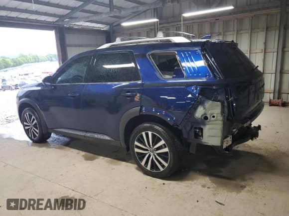 2025 Nissan Pathfinder Platinum с VIN 5N1DR3DKXSC213135, выставлен на аукционе Copart как лот 60158675 с пробегом 3 101 миль миль и Чистый • Clean title. История ставок и продаж доступна на DreamBid. Изображение 2.