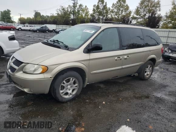 2002 Dodge Caravan ES with VIN 2B4GP54L12R581347, listed as a Copart auction lot 84217165 with 242,303 mi miles and Salvage title. Bid and sale history available at DreamBid. Image 1.