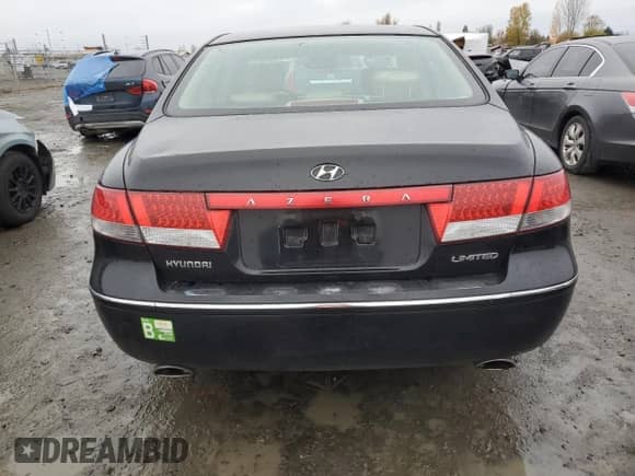 2006 Hyundai Azera SE z VIN KMHFC46F56A097392, wystawiony jako Copart lot #81001514 z przebiegiem 151 469 mil mil oraz Czysty tytuł • Clean title. Historia ofert i sprzedaży dostępna na DreamBid. Obrazek 6.