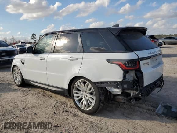2019 Land Rover Range Rover Sport SE with VIN SALWG2RV6KA830262, listed as a Copart auction lot 44024565 with 20,446 mi miles and Clean title. Bid and sale history available at DreamBid. Image 2.