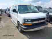 2020 Chevrolet Express Cargo with VIN 1GCWGAFG2L1182671, listed as a IAAI auction lot 43111165 with 151,139 mi miles and . Bid and sale history available at DreamBid. Image 1.