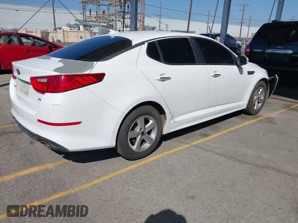 2015 Kia Optima LX with VIN 5XXGM4A72FG441819, listed as a IAAI auction lot 43343929 with 136,901 mi miles and . Bid and sale history available at DreamBid. Image 4.