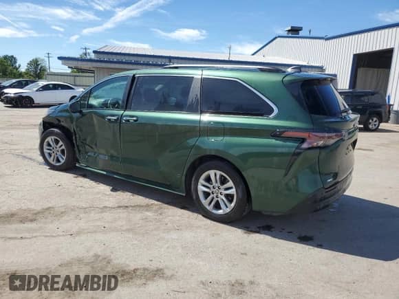 2024 Toyota Sienna XLE with VIN 5TDJSKFC2RS150634, listed as a Copart auction lot 66775305 with 13,947 mi miles and Salvage title. Bid and sale history available at DreamBid. Image 2.