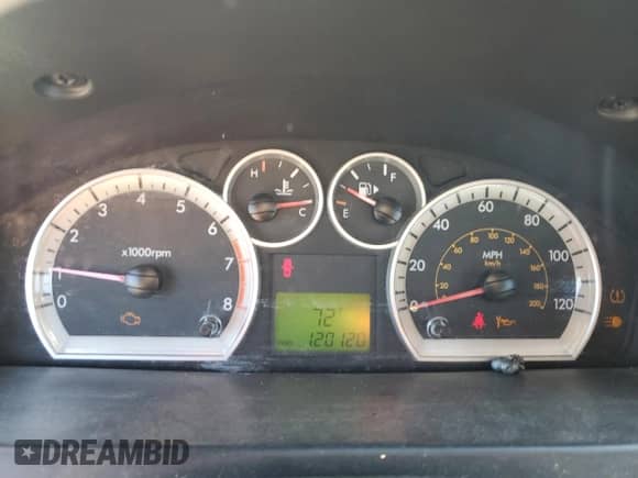 2010 Chevrolet Aveo 2LT with VIN KL1TG6DEXAB133847, listed as a Copart auction lot 56783285 with 120,120 mi miles and Salvage title. Bid and sale history available at DreamBid. Image 9.