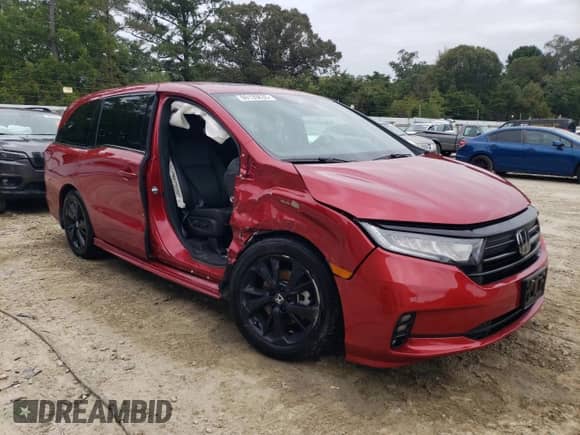 2024 Honda Odyssey Sport z VIN 5FNRL6H72RB024625, wystawiony jako Copart lot #80139835 z przebiegiem 20 269 mil mil oraz Szkoda całkowita • Salvage title. Historia ofert i sprzedaży dostępna na DreamBid. Obrazek 4.