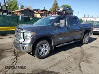 2021 Toyota Tundra SR5 with VIN 5TFDY5F14MX970583, listed as a Copart auction lot 60031815 with 44,251 mi miles and Salvage title. Bid and sale history available at DreamBid. Image 1.