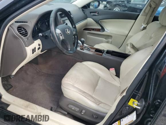 2013 Lexus IS 350 with VIN JTHBE5C21D5031690, listed as a Copart auction lot 81463455 with 193,880 mi miles and Salvage title. Bid and sale history available at DreamBid. Image 7.