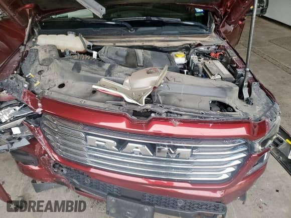 2025 Ram 1500 Laramie with VIN 1C6SRFJP9SN520448, listed as a Copart auction lot 71697495 with 5,635 mi miles and Salvage title. Bid and sale history available at DreamBid. Image 11.