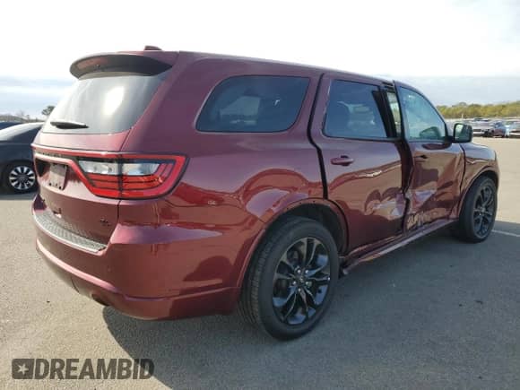 2022 Dodge Durango R/T with VIN 1C4SDJCTXNC207865, listed as a Copart auction lot 48558765 with 23,251 mi miles and Salvage title. Bid and sale history available at DreamBid. Image 3.