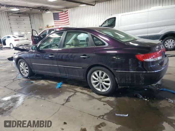 2006 Hyundai Azera SE z VIN KMHFC46F16A119162, wystawiony jako Copart lot #45289545 z przebiegiem 110 324 mil mil oraz Nie do naprawy • Non repairable. Historia ofert i sprzedaży dostępna na DreamBid. Obrazek 2.