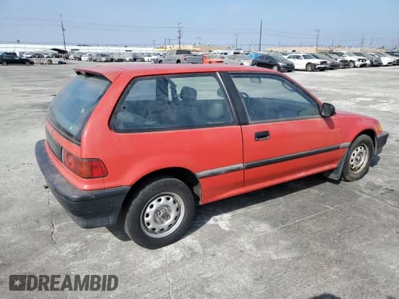 1990 Honda Civic with VIN 2HGED6341MH579823, listed as a Copart auction lot 69636154 with 155,840 mi miles and Clean title. Bid and sale history available at DreamBid. Image 3.
