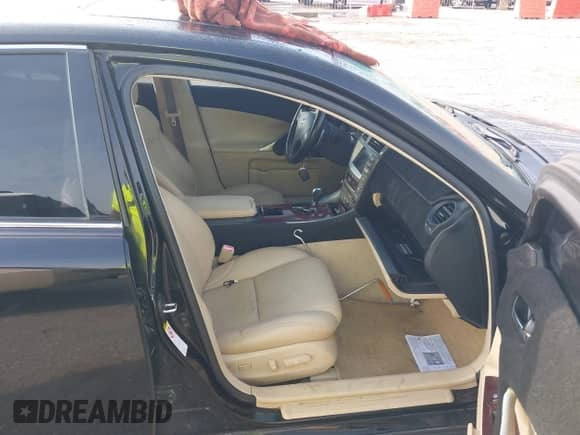 2007 Lexus IS 250 с VIN JTHBK262772033095, выставлен на аукционе IAAI как лот 43553069 с пробегом 392 514 миль миль и . История ставок и продаж доступна на DreamBid. Изображение 5.