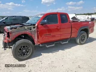 2023 Toyota Tacoma SR with VIN 3TYSZ5AN2PT119170, listed as a Copart auction lot 65967095 with 13,233 mi miles and Salvage title. Bid and sale history available at DreamBid. Image 1.