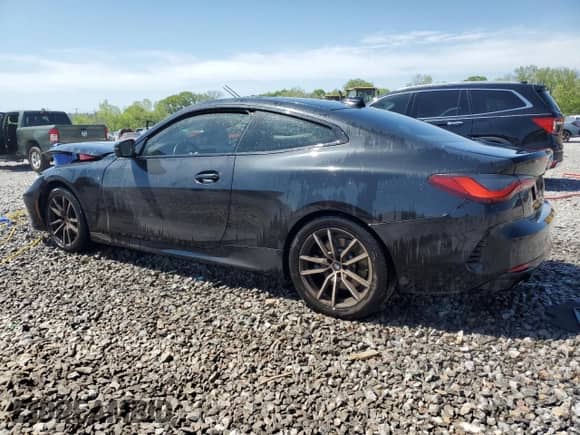 2022 BMW 4 Series 430i with VIN WBA53AP07NCJ14475, listed as a Copart auction lot 53106975 with 33,086 mi miles and Salvage title. Bid and sale history available at DreamBid. Image 2.