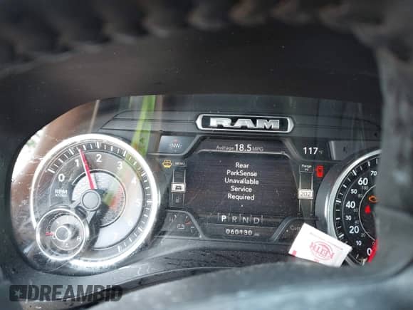 2021 Ram 1500 Lone Star z VIN 1C6RREFT2MN544544, wystawiony jako IAAI lot #43158500 z przebiegiem 60 130 mil mil oraz . Historia ofert i sprzedaży dostępna na DreamBid. Obrazek 7.