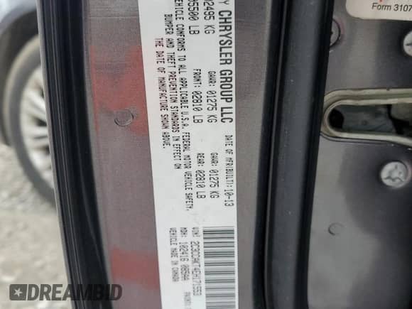 2014 Chrysler 300 C z VIN 2C3CCAKT4EH171553, wystawiony jako Copart lot #53199735 z przebiegiem 208 824 mil mil oraz Czysty tytuł • Clean title. Historia ofert i sprzedaży dostępna na DreamBid. Obrazek 12.