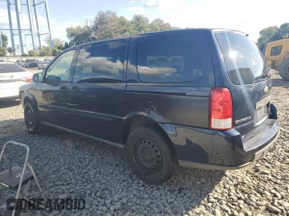 2007 Chevrolet Uplander LS Fleet с VIN 1GNDV231X7D101124, выставлен на аукционе Copart как лот 70480735 с пробегом 177 872 миль миль и Списание • Salvage title. История ставок и продаж доступна на DreamBid. Изображение 2.