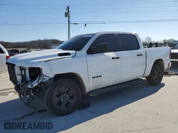 2025 Ram 1500 Warlock with VIN 1C6SRFGP3SN559804, listed as a Copart auction lot 42405215 with 4,098 mi miles and Clean title. Bid and sale history available at DreamBid. Image 1.