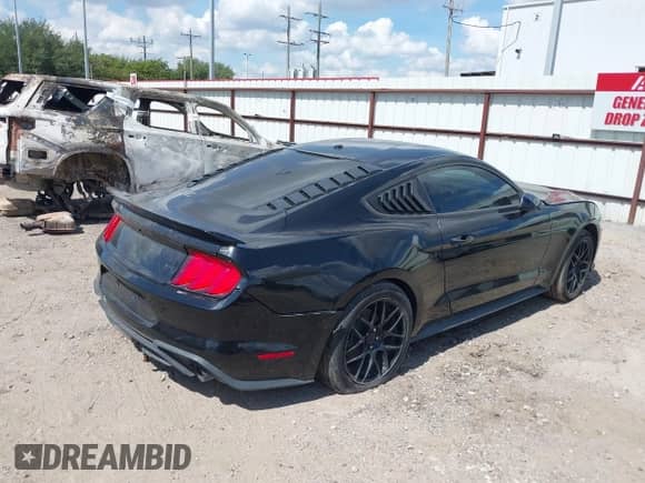 2019 Ford Mustang EcoBoost with VIN 1FA6P8TH4K5103536, listed as a IAAI auction lot 43379181 with Not provided miles and . Bid and sale history available at DreamBid. Image 4.