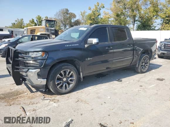 2019 Chevrolet Silverado 1500 LT z VIN 3GCPWCEDXKG307359, wystawiony jako Copart lot #81437485 z przebiegiem 158 952 mil mil oraz Szkoda całkowita • Salvage title. Historia ofert i sprzedaży dostępna na DreamBid. Obrazek 1.